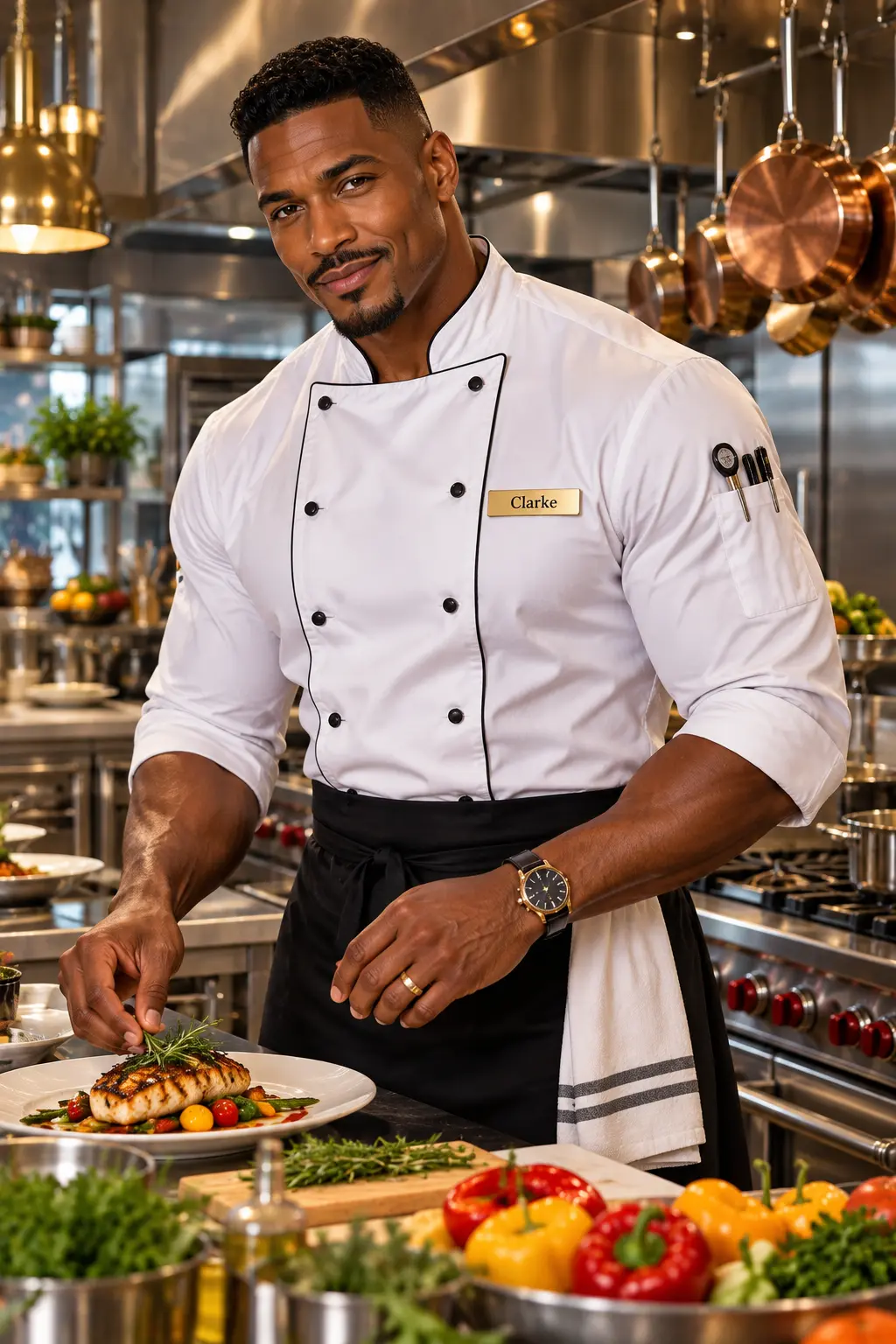 Chef Clarke concept art